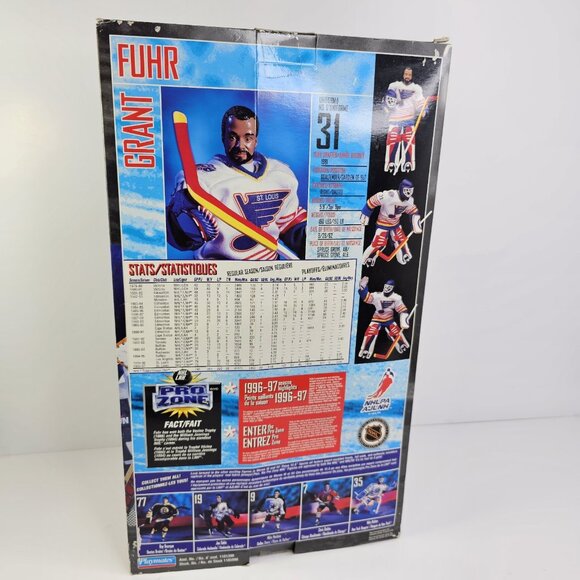 SIGNED 1998 NHL Playmates Pro Zone Grant Fuhr Collectors Series 12" Autographed - Picture 8 of 15